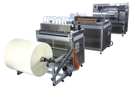 SECZ55-600N Full-auto Knife Pleating Production Line